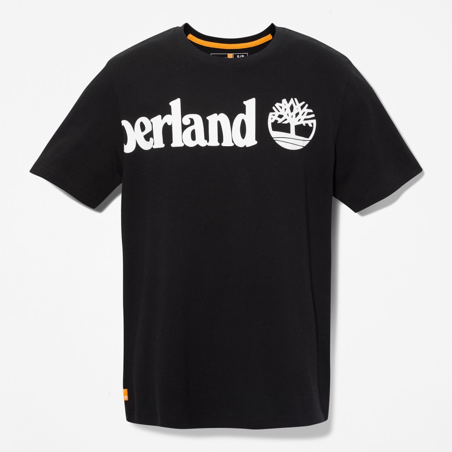 Timberland Ireland Wraparound-Logo T-Shirt Black