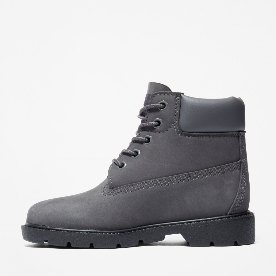 Timberland Ireland Youth Classic 6-Inch Waterproof Boot Dark Grey Nubuck