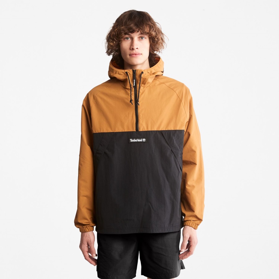 Timberland Ireland Zip-Neck Windbreaker Wheat/Black