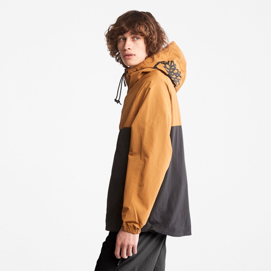 Timberland Ireland Zip-Neck Windbreaker Wheat/Black