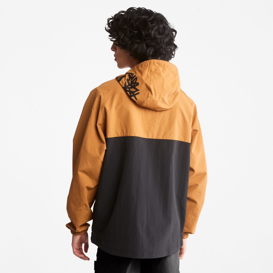 Timberland Ireland Zip-Neck Windbreaker Wheat/Black