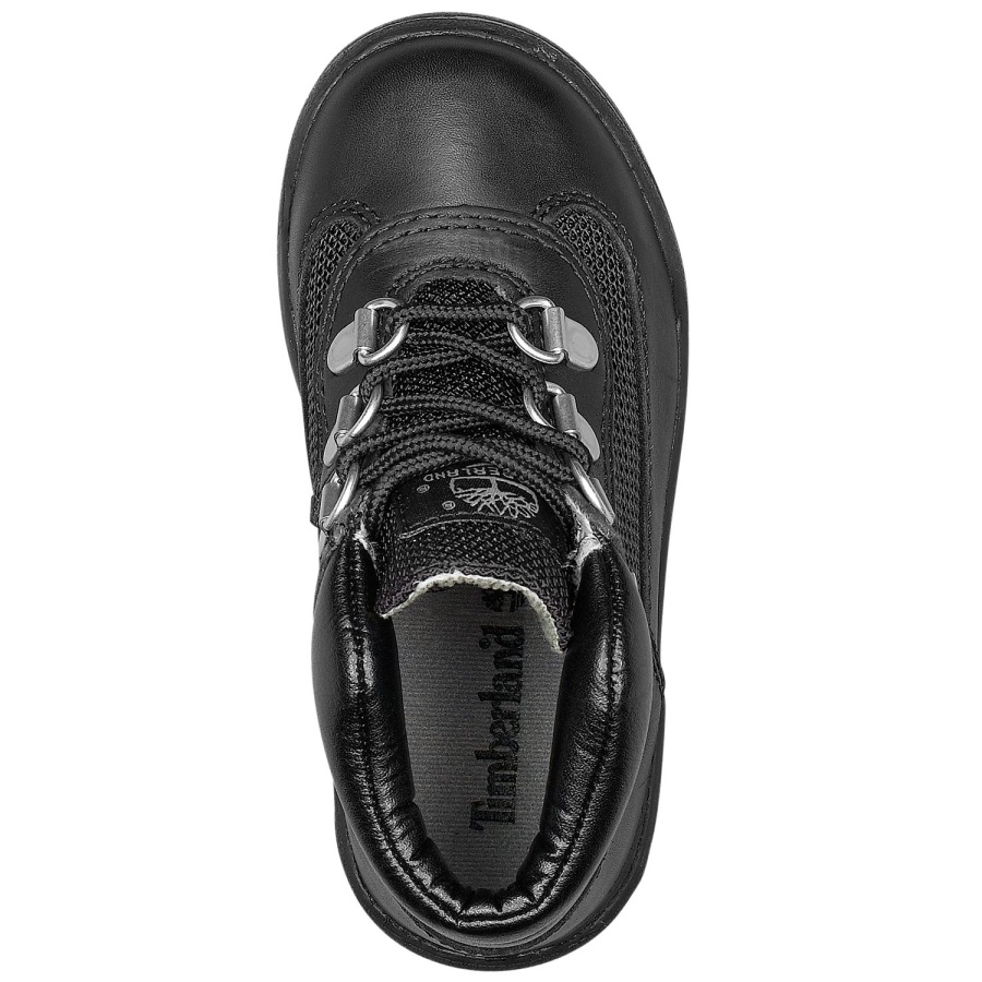 Toddler Field Boots Black Smooth Timberland Ireland