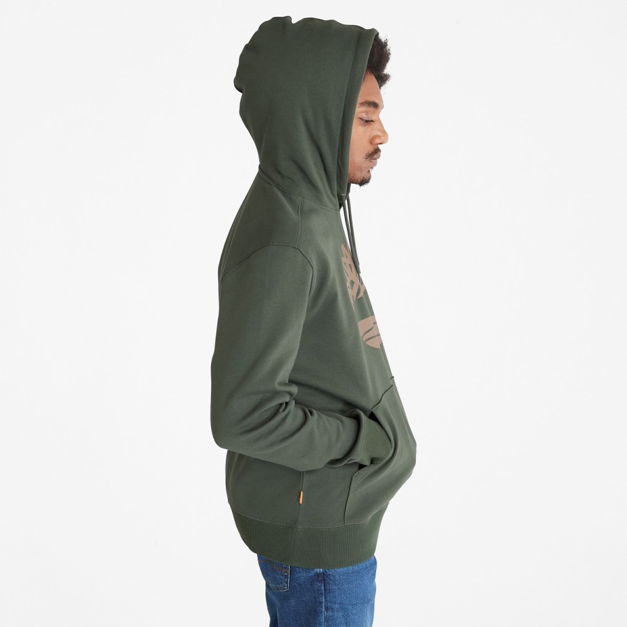 Tree-Logo Hoodie Timberland Ireland Dark Olive/Brown