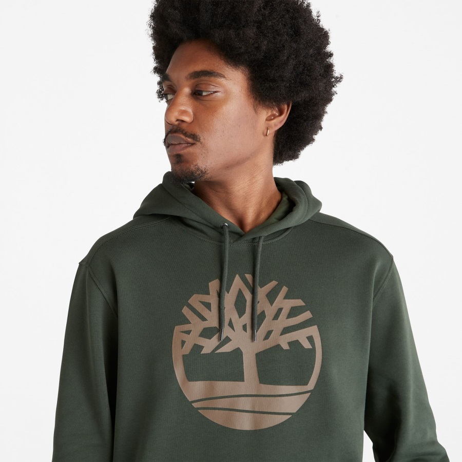 Tree-Logo Hoodie Timberland Ireland Dark Olive/Brown