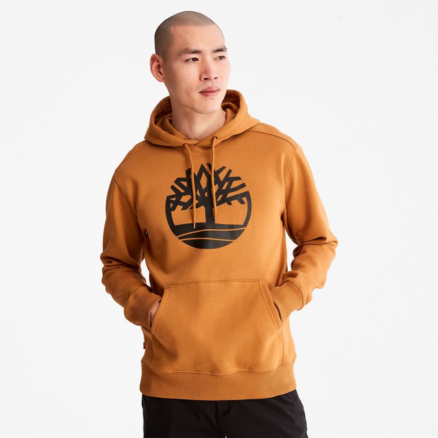 Tree-Logo Hoodie Wheat/Black Timberland Ireland