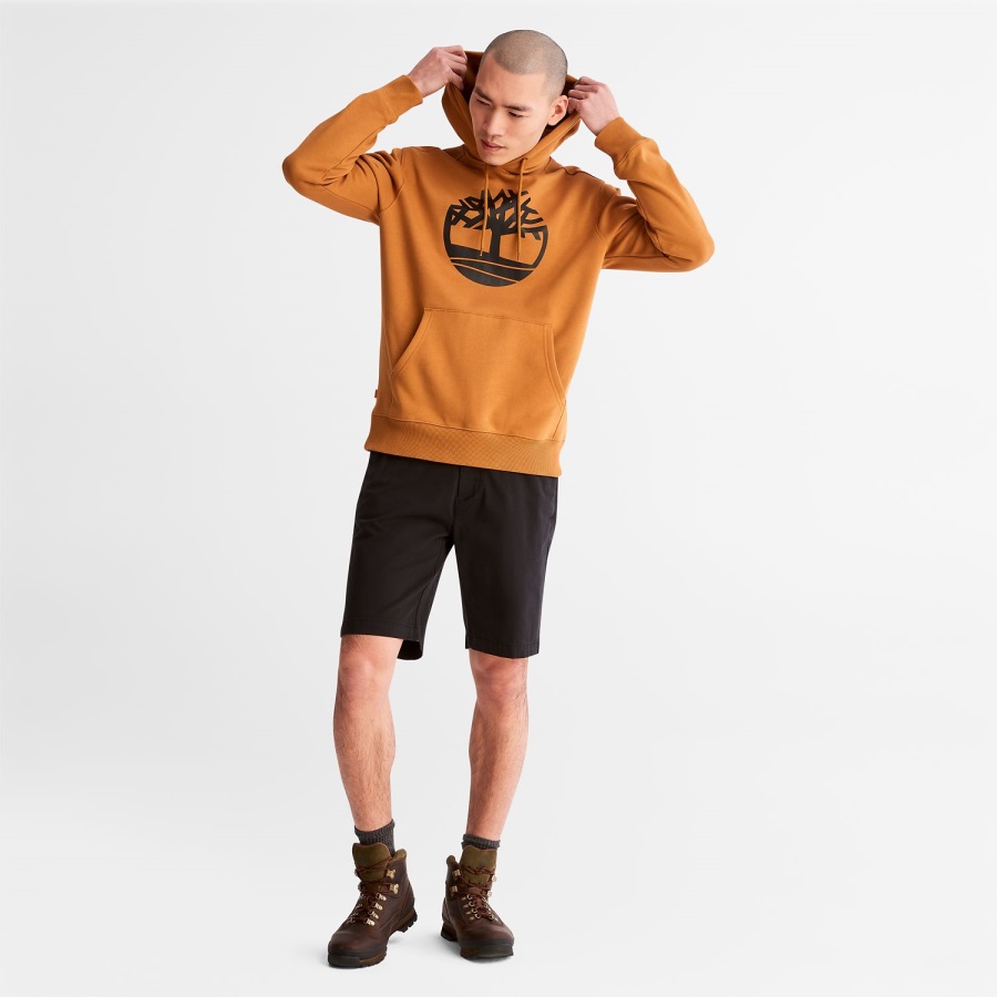 Tree-Logo Hoodie Wheat/Black Timberland Ireland