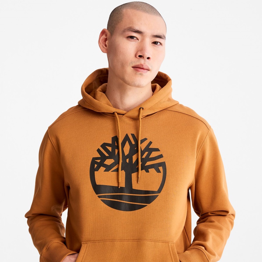 Tree-Logo Hoodie Wheat/Black Timberland Ireland