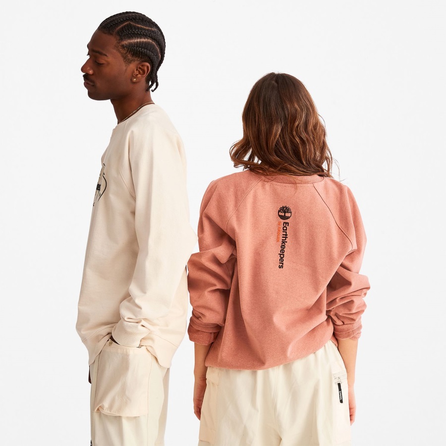 Undyed Earthkeepers By Raeburn Archive Globe Crewneck Sweatshirt Timberland Ireland