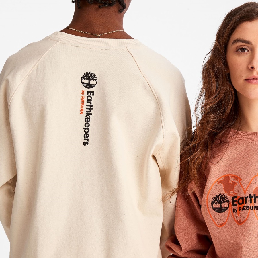 Undyed Earthkeepers By Raeburn Archive Globe Crewneck Sweatshirt Timberland Ireland
