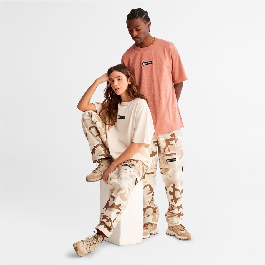 Undyed Timberland Ireland Earthkeepers By Raeburn Archive Globe T-Shirt