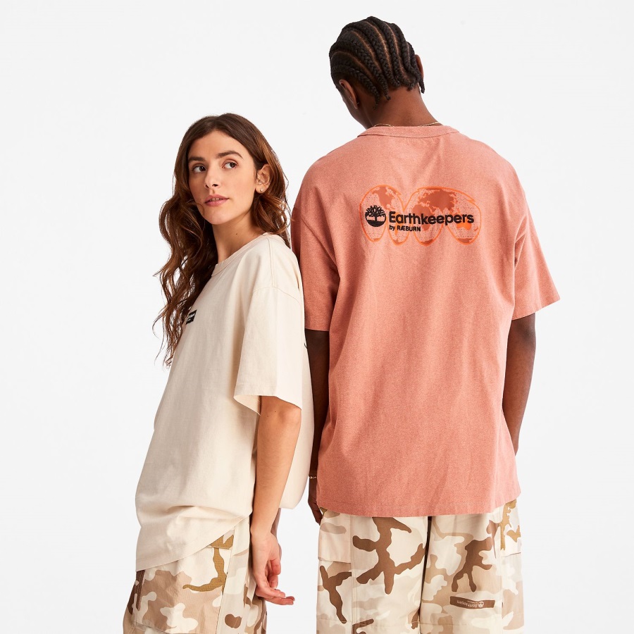 Undyed Timberland Ireland Earthkeepers By Raeburn Archive Globe T-Shirt