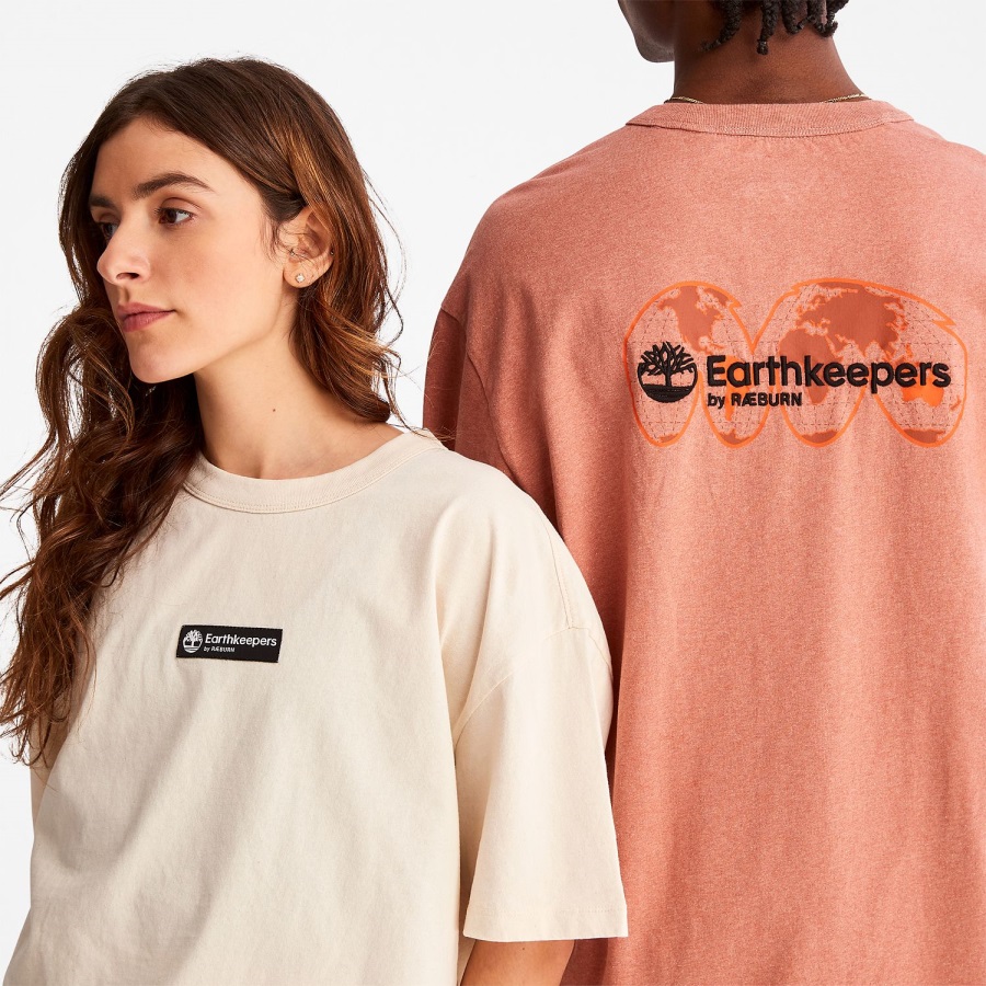 Undyed Timberland Ireland Earthkeepers By Raeburn Archive Globe T-Shirt
