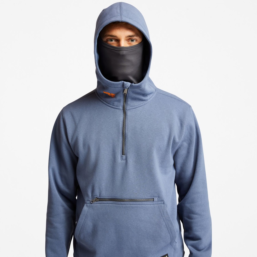 Vintage Indigo Timberland Ireland Men's Pro Hood Honcho Hd Hoodie