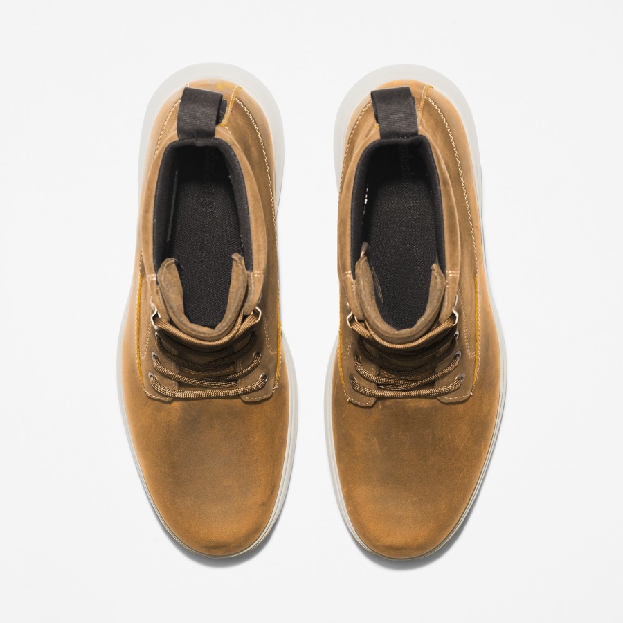 Wheat Full-Grain Men's Atwells Ave Waterproof Boots Timberland Ireland