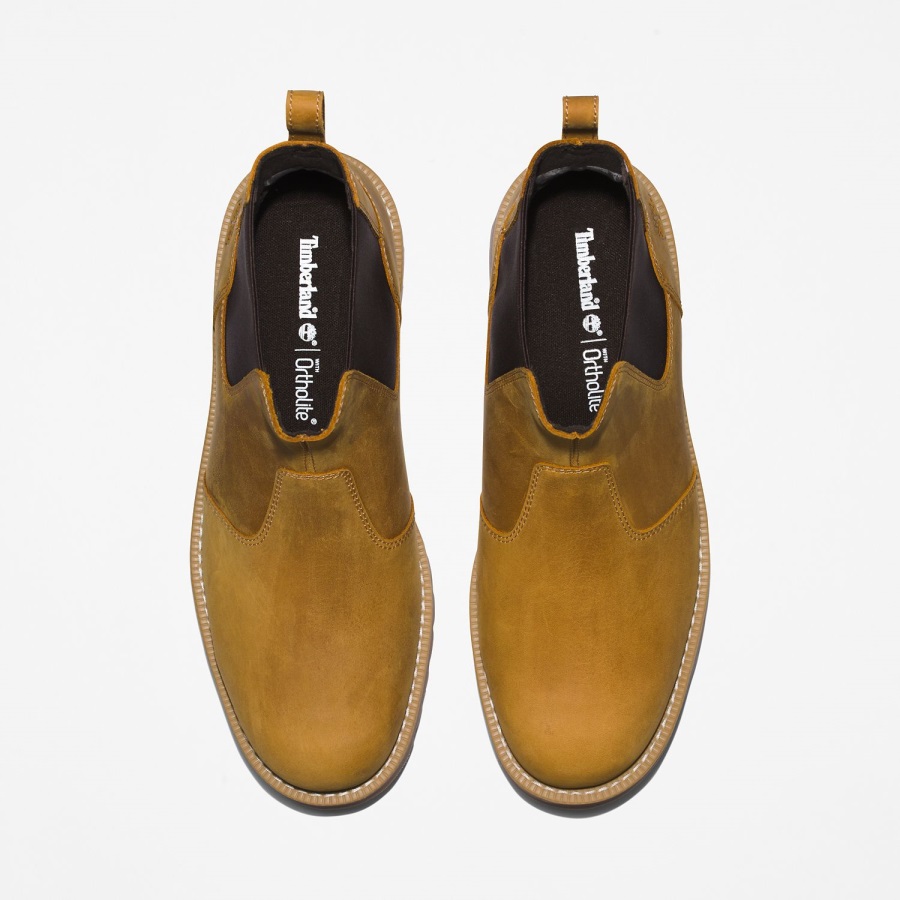 Wheat Full-Grain Men's Redwood Falls Chelsea Boots Timberland Ireland