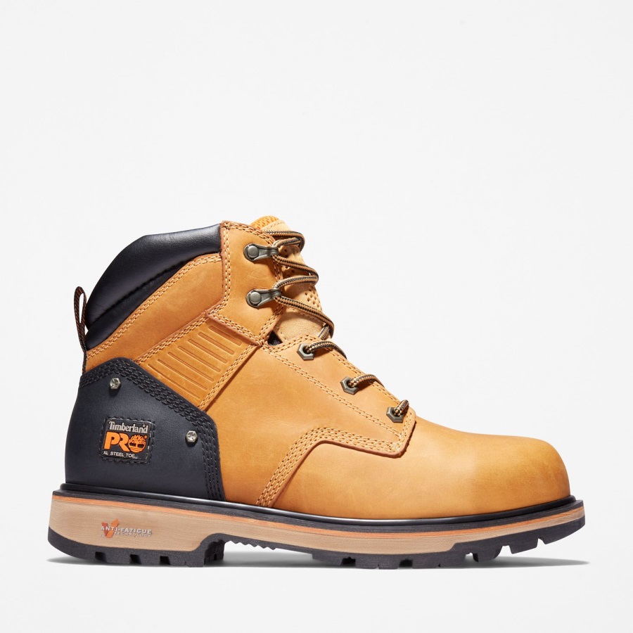 Wheat Full-Grain Timberland Ireland Men's Ballast 6 Steel Toe Work Boot