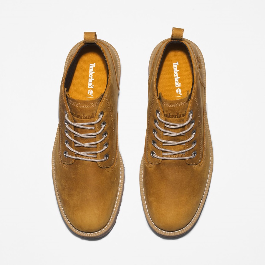 Wheat Full-Grain Timberland Ireland Men's Redwood Falls Waterproof Chukka Boots