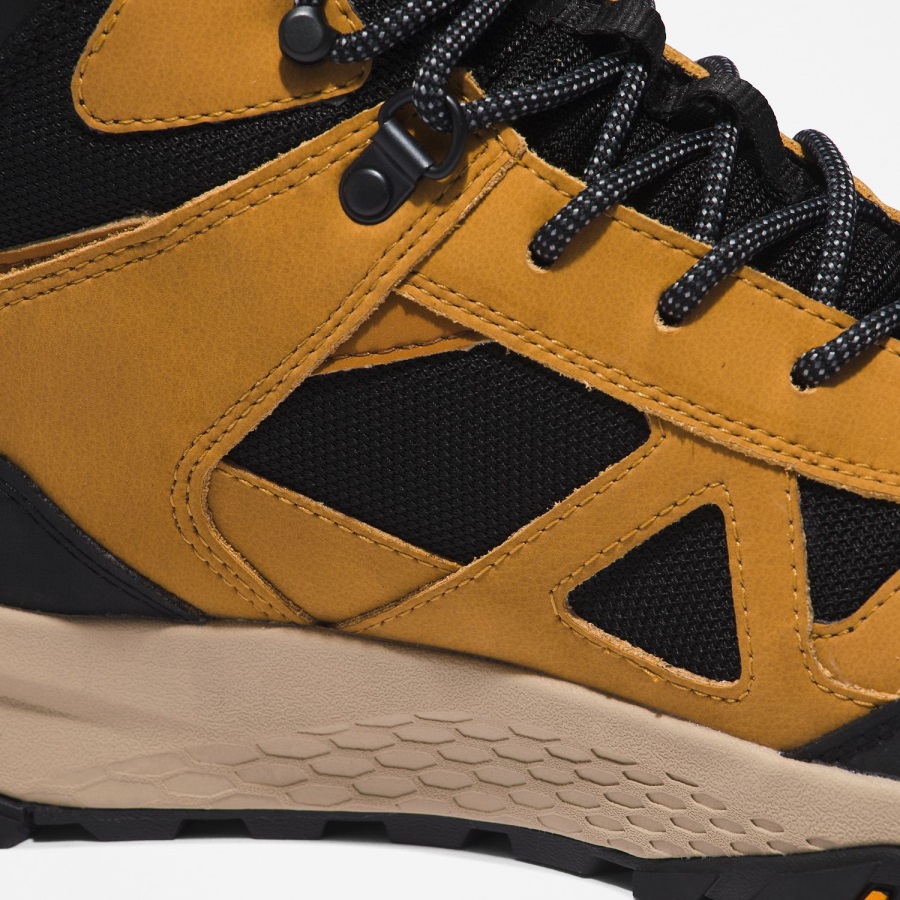 Wheat Men's Lincoln Peak Waterproof Hiking Boots Timberland Ireland