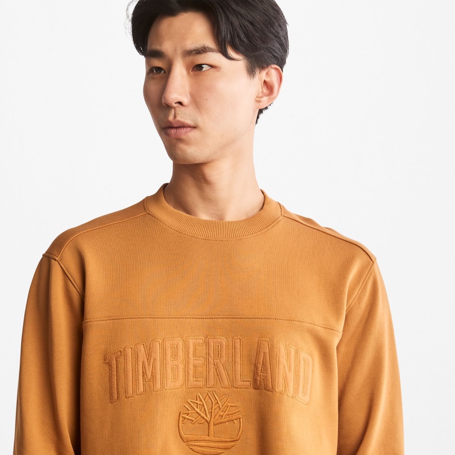 Wheat Men's Outdoor Heritage Ek+ Crewneck Sweatshirt Timberland Ireland