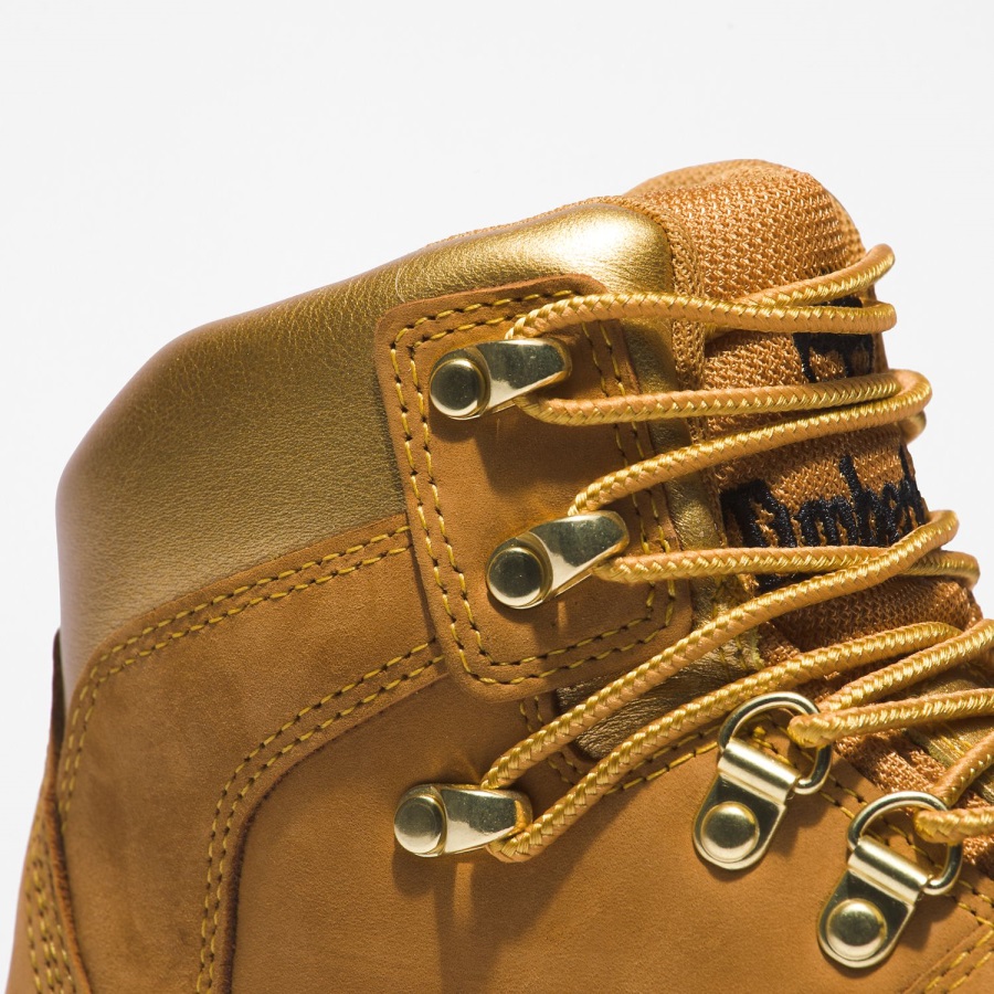 Wheat Nubuck/Gold Timberland Ireland Women's Euro Hiker Waterproof Hiking Boots