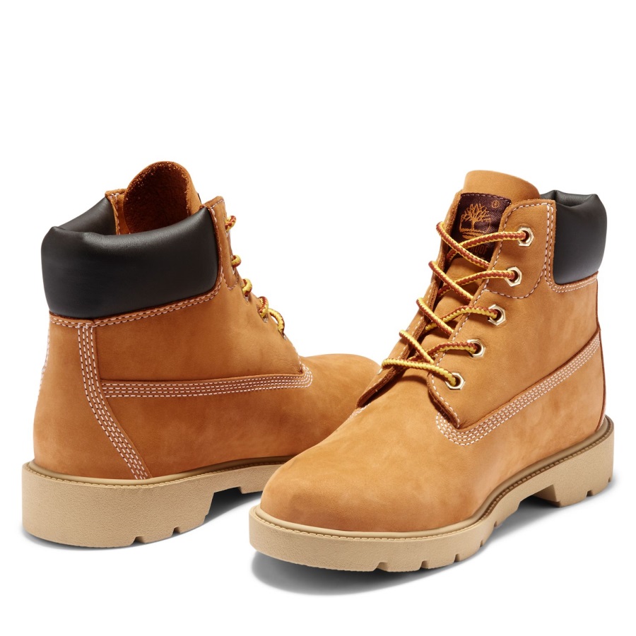 Wheat Nubuck Junior Classic 6-Inch Waterproof Boot Timberland Ireland