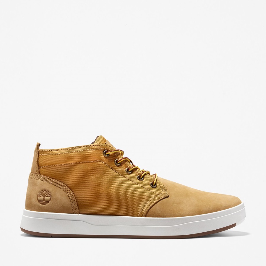 Wheat Nubuck Men's Davis Square Chukka Shoes Timberland Ireland
