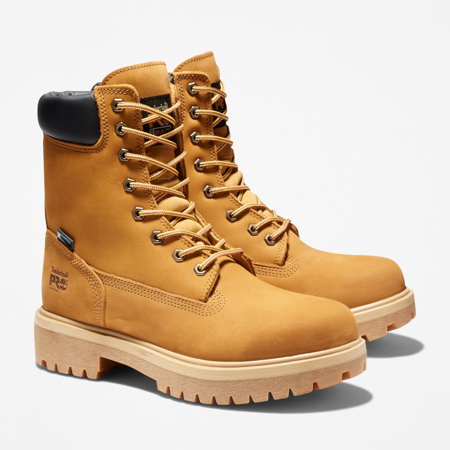 Wheat Nubuck Men's Direct Attach 8 Waterproof Work Boot Timberland Ireland