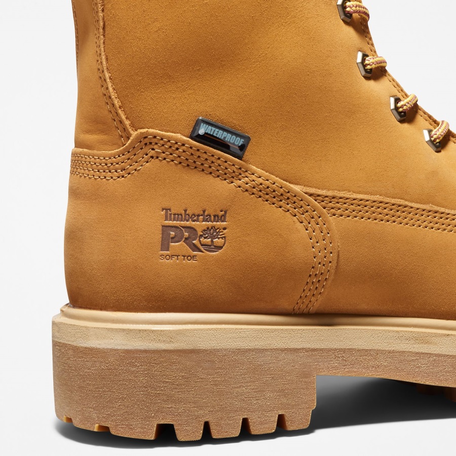 Wheat Nubuck Men's Direct Attach 8 Waterproof Work Boot Timberland Ireland