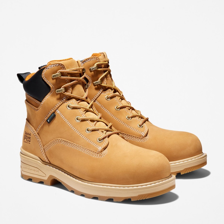 Wheat Nubuck Men's Resistor 6 Composite Toe Waterproof Work Boot Timberland Ireland