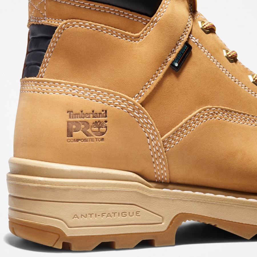 Wheat Nubuck Men's Resistor 6 Composite Toe Waterproof Work Boot Timberland Ireland