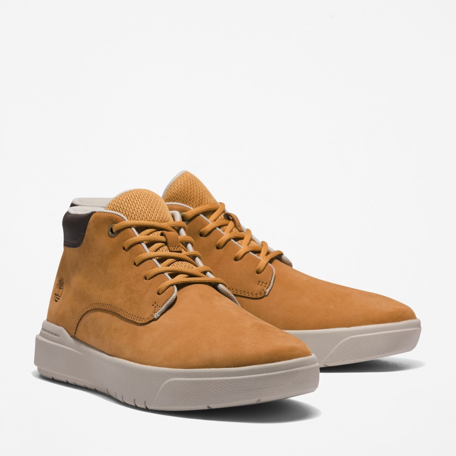 Wheat Nubuck Men's Seneca Bay Chukka Boots Timberland Ireland