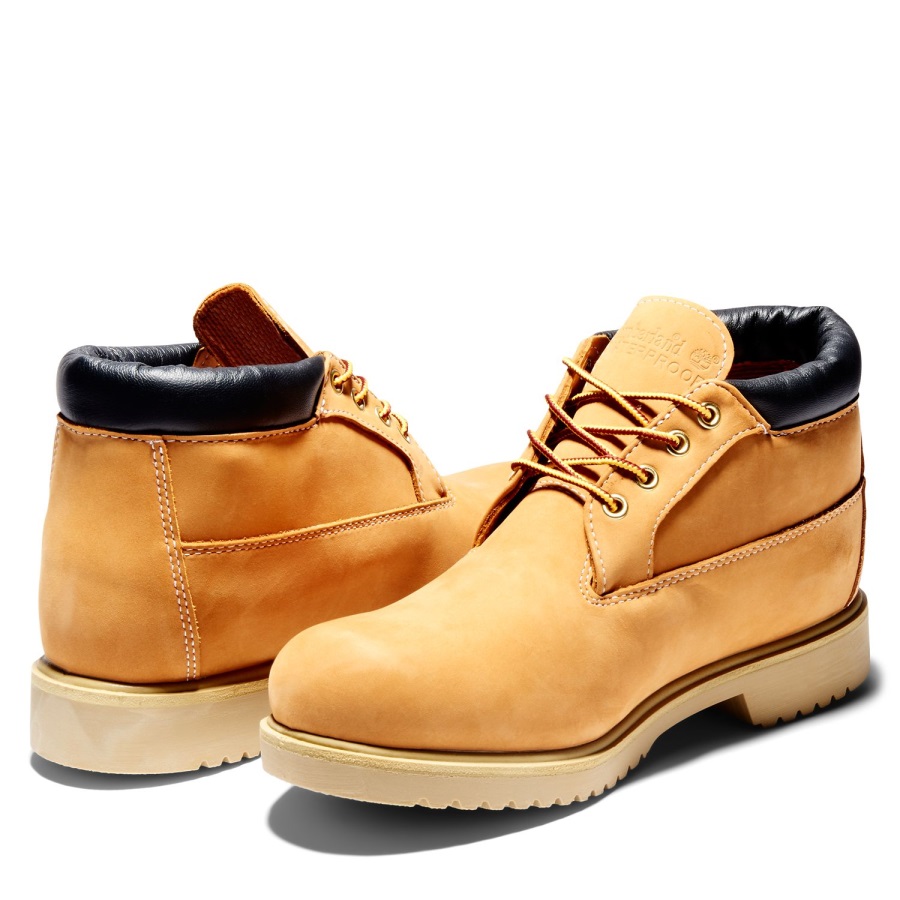 Wheat Nubuck Men's Timberland Ireland Tbl 1973 Newman Waterproof Chukka Boots
