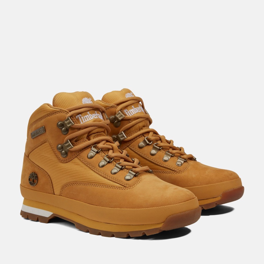 Wheat Nubuck Timberland Ireland Men's Euro Hiker Boots