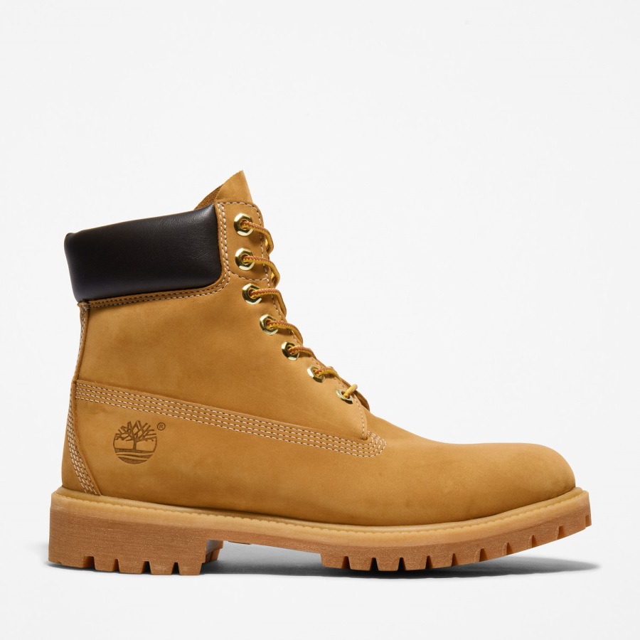 Wheat Nubuck Timberland Ireland Men's Premium 6-Inch Waterproof Boots