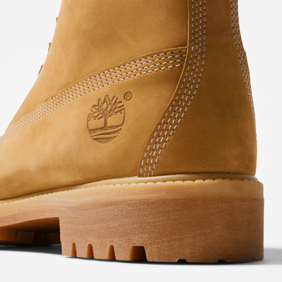 Wheat Nubuck Timberland Ireland Men's Premium 6-Inch Waterproof Boots