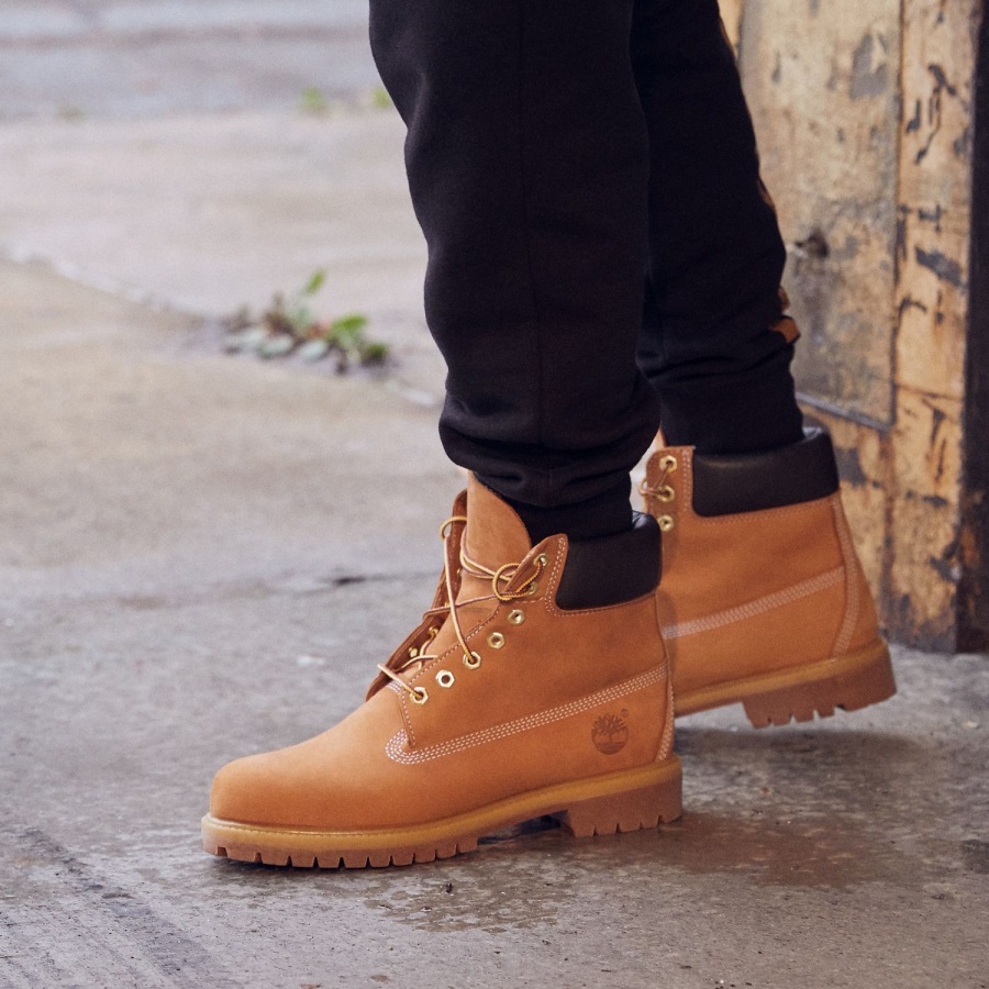 Wheat Nubuck Timberland Ireland Men's Premium 6-Inch Waterproof Boots