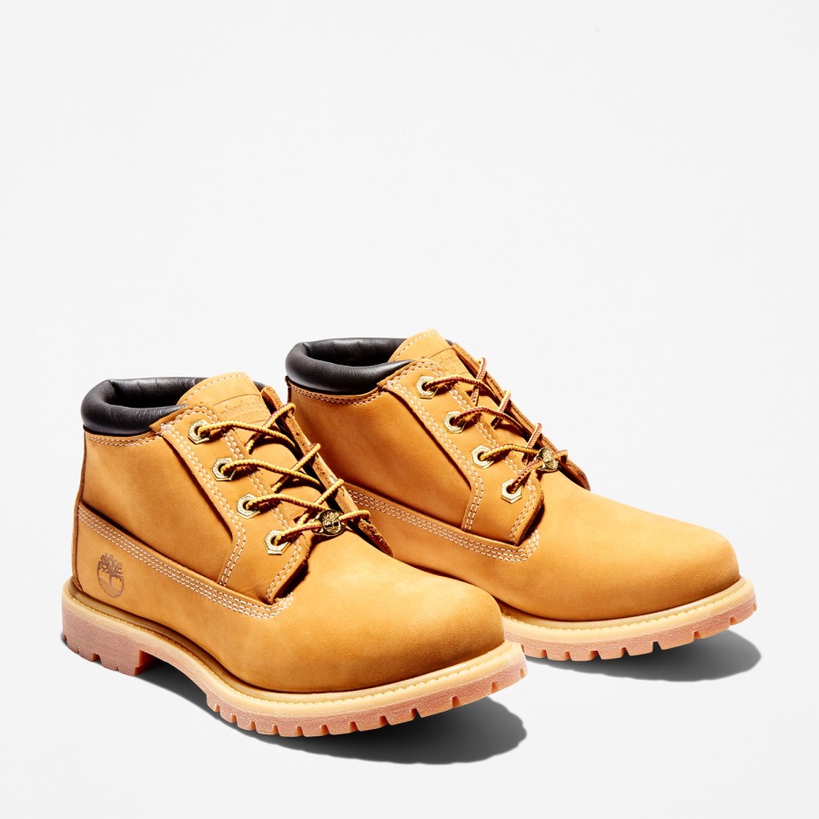 Wheat Nubuck Timberland Ireland Women's Nellie Waterproof Chukka Boots