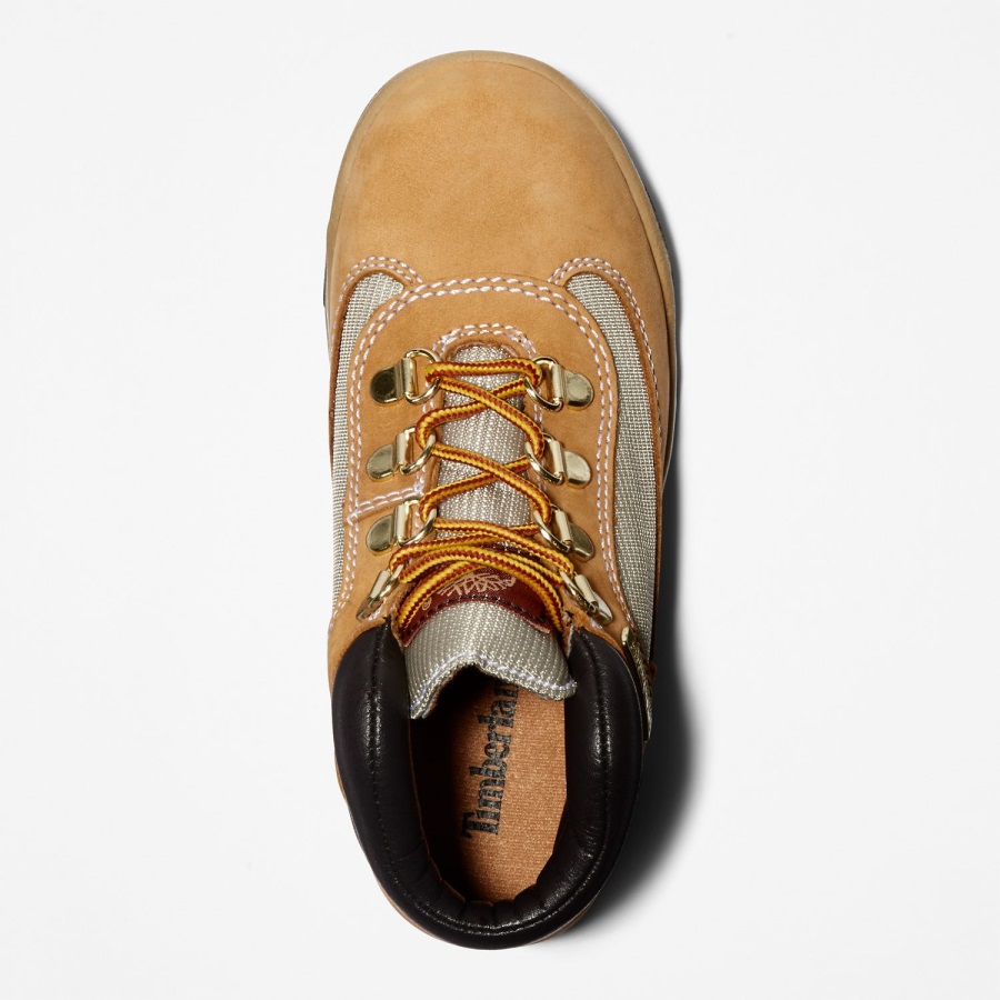 Wheat Nubuck Timberland Ireland Youth Field Boots