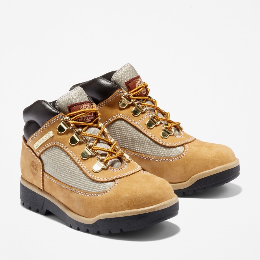 Wheat Nubuck Timberland Ireland Youth Field Boots