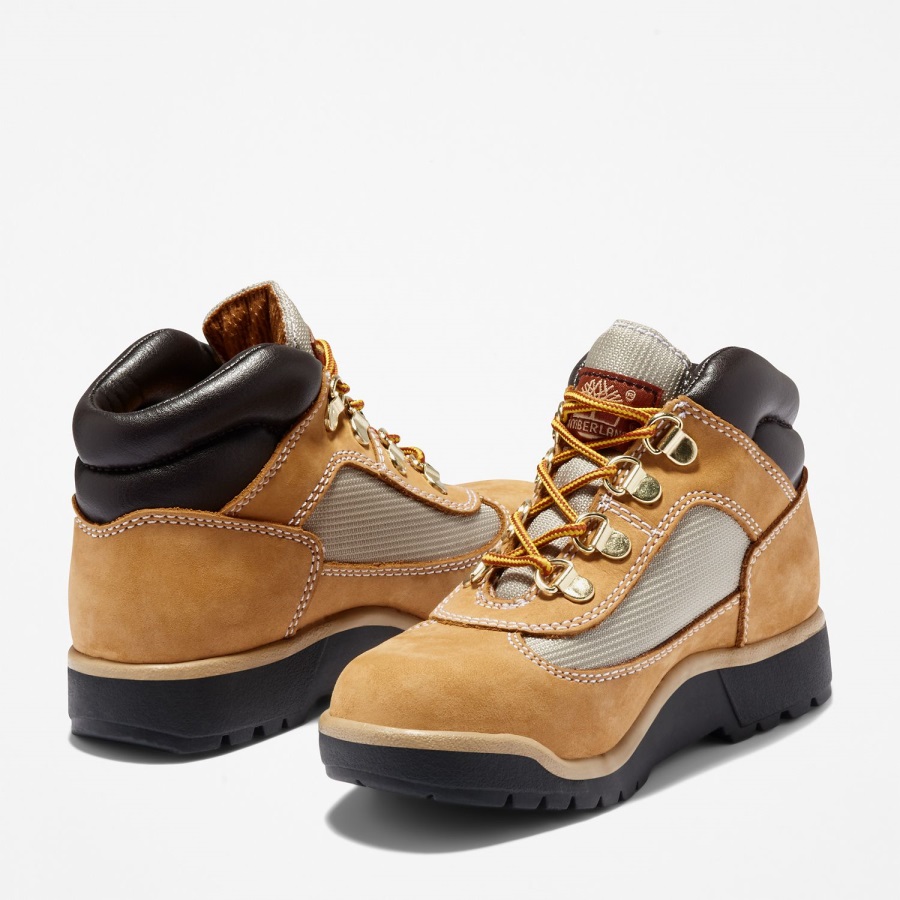 Wheat Nubuck Timberland Ireland Youth Field Boots