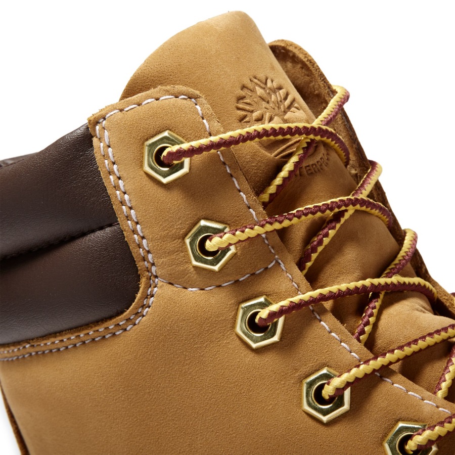 Wheat Nubuck Women's Linden Woods 6-Inch Waterproof Boots Timberland Ireland