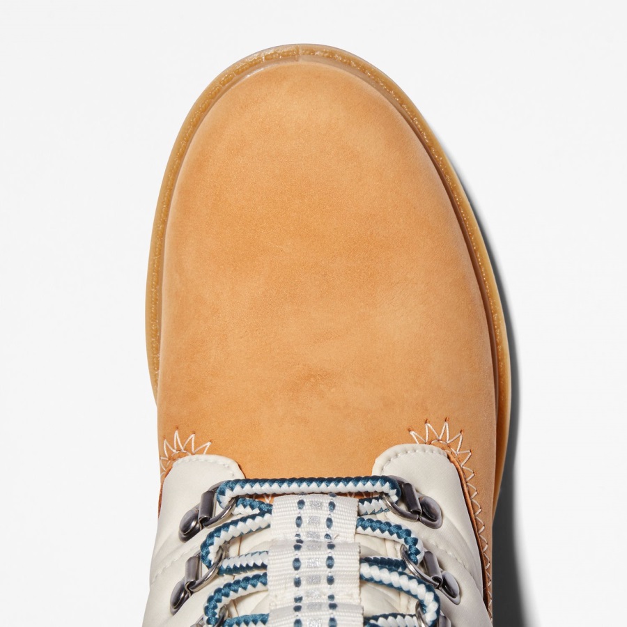 Wheat Nubuck Women's Premium 6-Inch Waterproof Puffer Boots Timberland Ireland