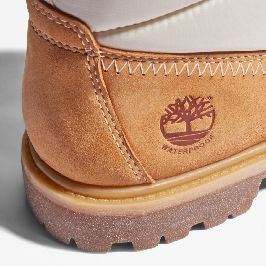 Wheat Nubuck Women's Premium 6-Inch Waterproof Puffer Boots Timberland Ireland
