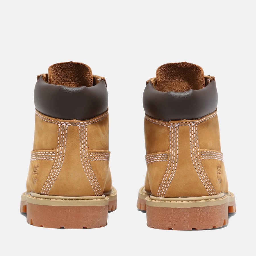 Wheat Nubuck/Yellow Toddler Premium 6-Inch Waterproof Boots Timberland Ireland