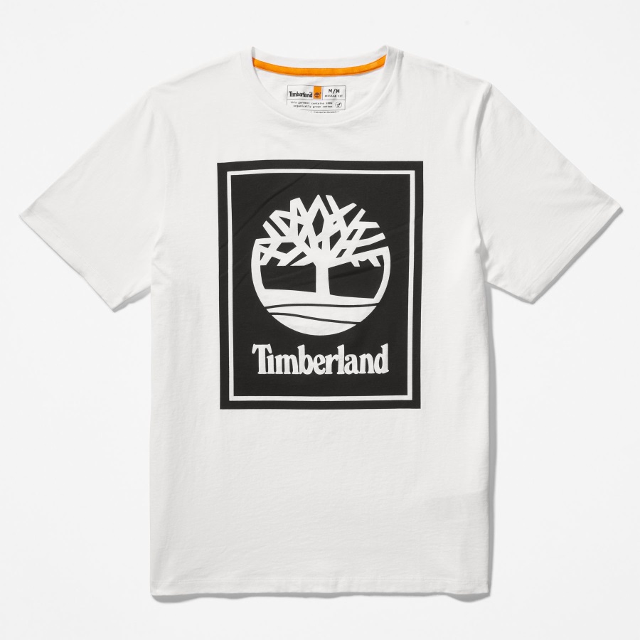 White/Black Timberland Ireland Logo T-Shirt