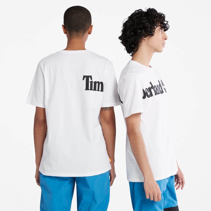 White Wraparound-Logo T-Shirt Timberland Ireland