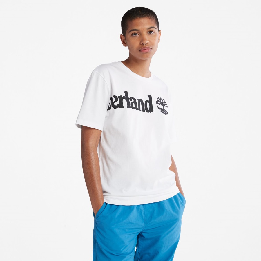 White Wraparound-Logo T-Shirt Timberland Ireland