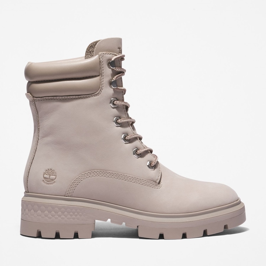 Women's Cortina Valley 6-Inch Waterproof Boots Light Taupe Nubuck Timberland Ireland