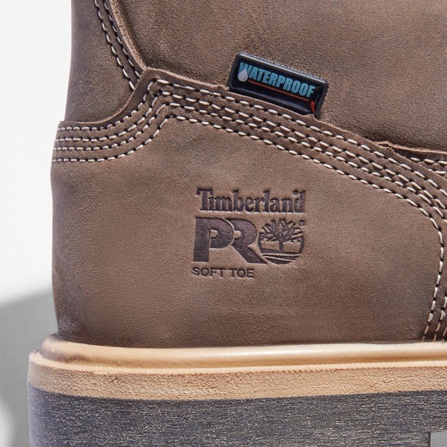 Women's Direct Attach 6 Waterproof Work Boot Timberland Ireland Turkish Coffee Full-Grain Leather