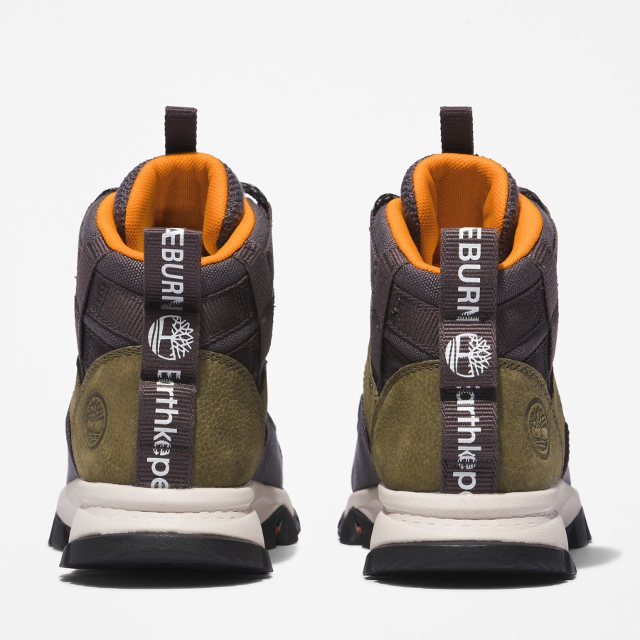 Women's Earthkeepers By Raeburn Garrison Trail Waterproof Hikers Dark Grey/Green Timberland Ireland